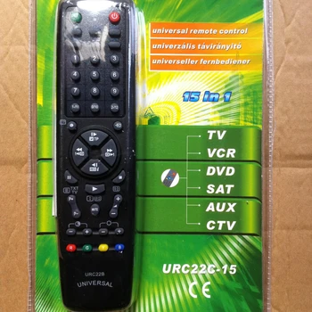 URC11C-12A 6A 6 in 1 Universal Remote Control Device Omnipotent Multifunctional Stable Performance for TV DVD VCR SAT CD AUX