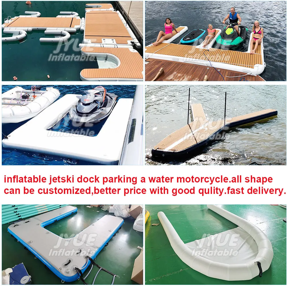 Inflatable Jet Ski Dock - Stand up SUP Surfboard Platform, image size:1002x1000