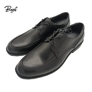 JDS Men's Genuine Leather Formal Shoes Anti-Slippery Breathable for Executive Office Dress in All Seasons-Summer Spring Winter