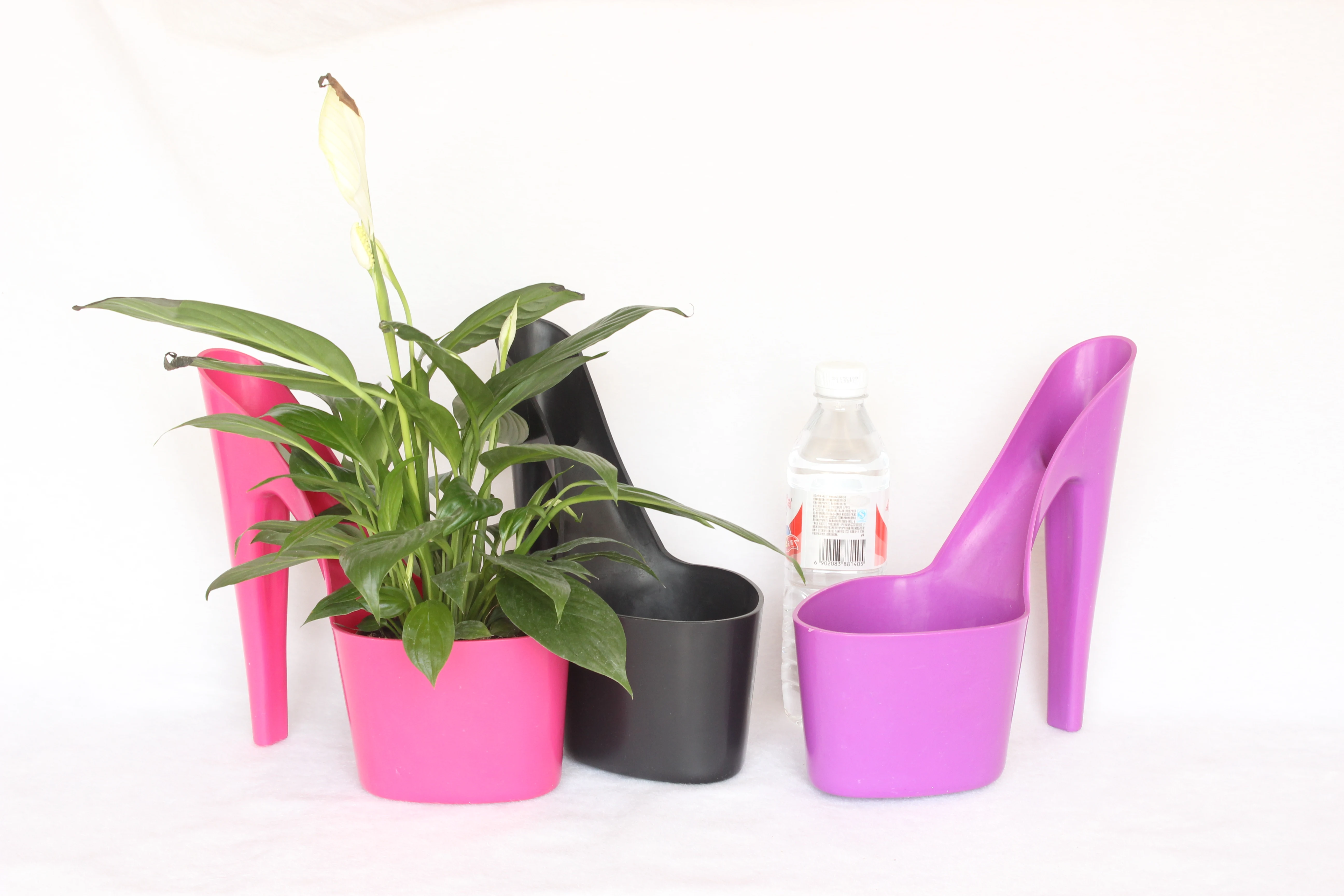 Garden Flower Pots /High-heeled Shoes Partten/wholesale/plastic Decorative