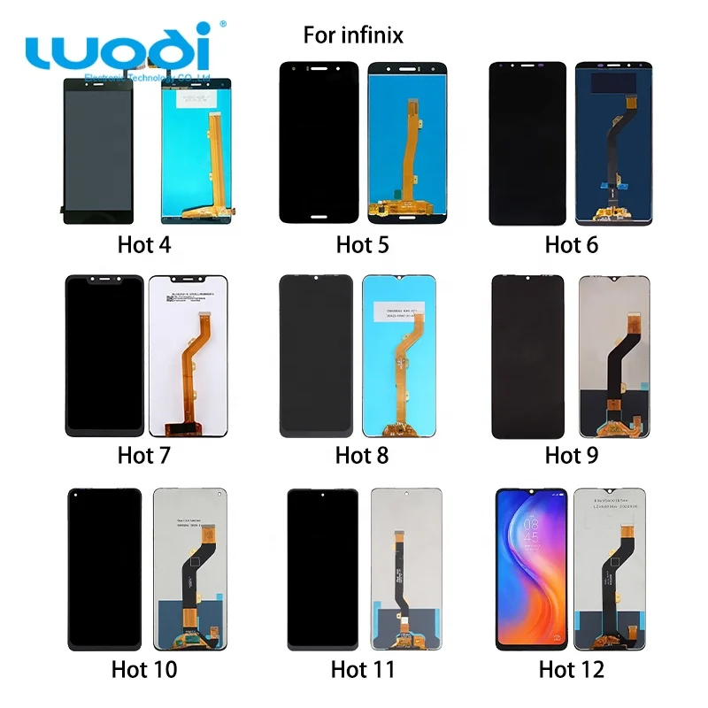 Factory Phone Lcd Screen for Infinix X6716b X6516 X6518 X6833 X570 X559 with Frame Oled Incell Tft Tela Digitizer Assembly Panel
