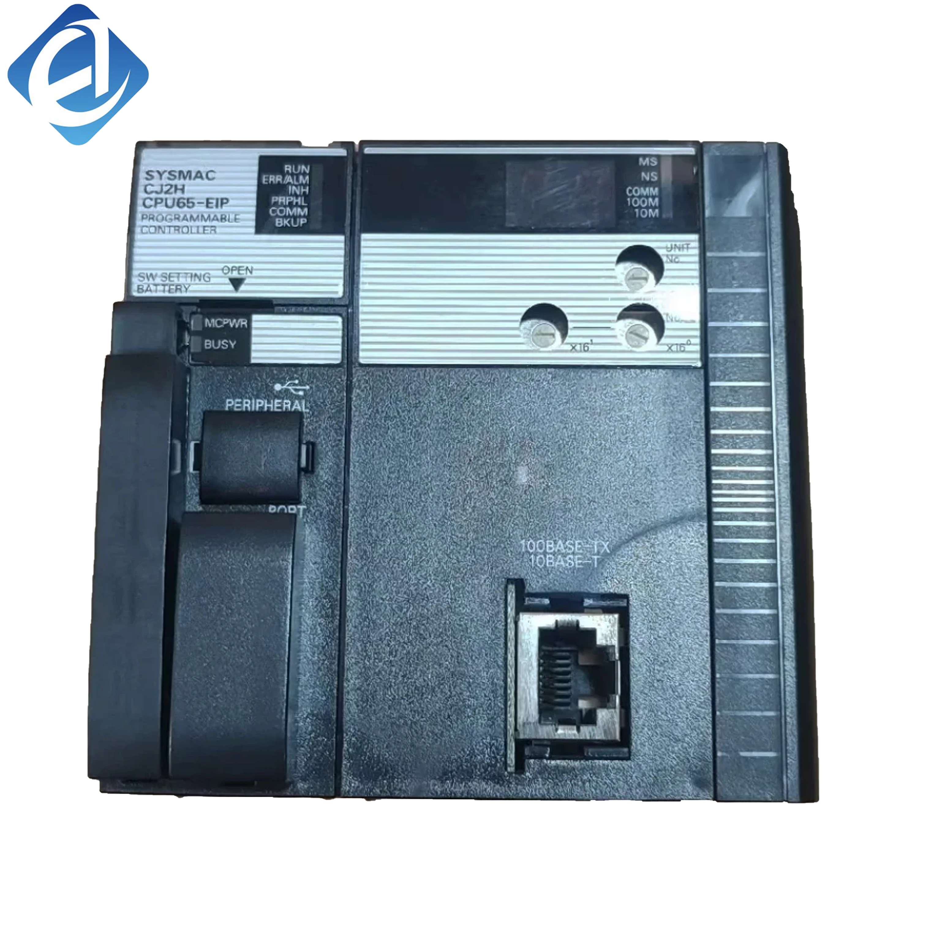 New Original Omron CJ2H series high-performance CPU unit with EtherNet/IP function. Features fast program processing, large memory capacity and stable network communication. Widely applied in medium-large automated production lines, intelligent equipment 