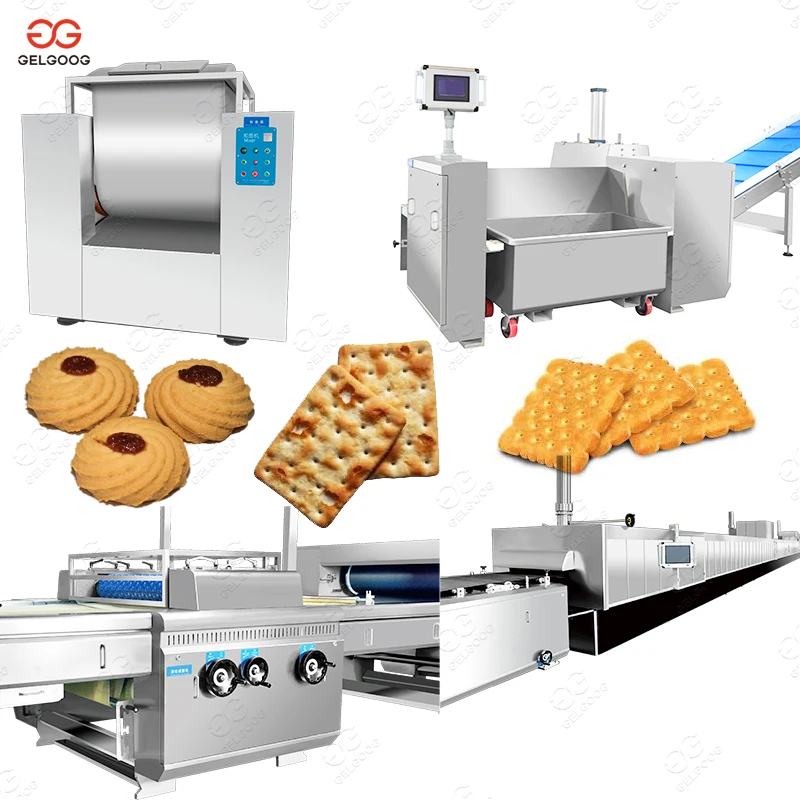 Automatic Biscuit Making Machine for Short Bread Crackers Cookies Jam Filled Biscuits for Sale in South Africa