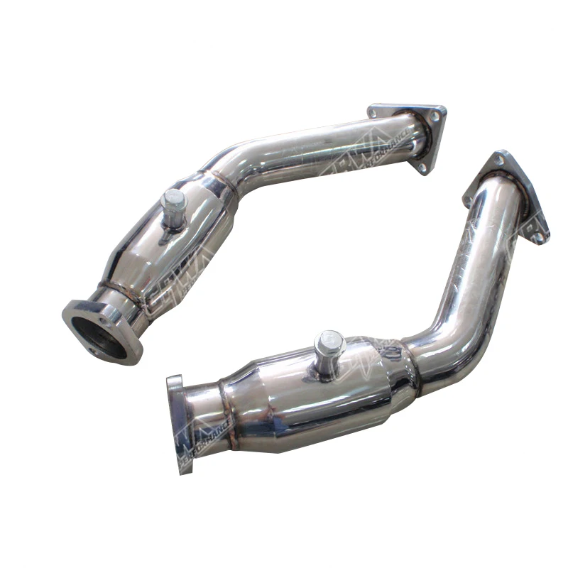 High quality stainless steel 20 Mirror Polished exhaust downpipe for Nissan 350Z