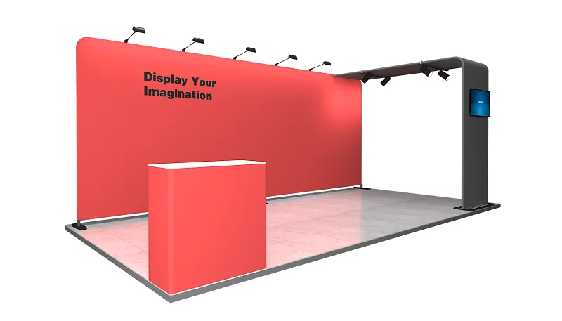 Custom Design ADMAX Aluminium Modular 10x20 Tradeshow Display Portable Exhibition Booth Trade Show Booth