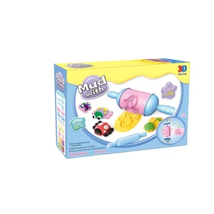 New Educational Pretend Play & Preschool Plastic Toy Pack Children's Play Dough and Clay Tools with Colorful Colors