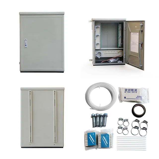 High Quality 96 Core Wall Pole Mount Ftth Fdt Optical Distribution ODC Telecom Aluminum Outdoor Cabinet