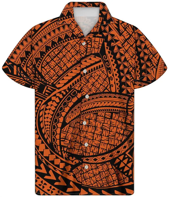 tribal print button up shirt