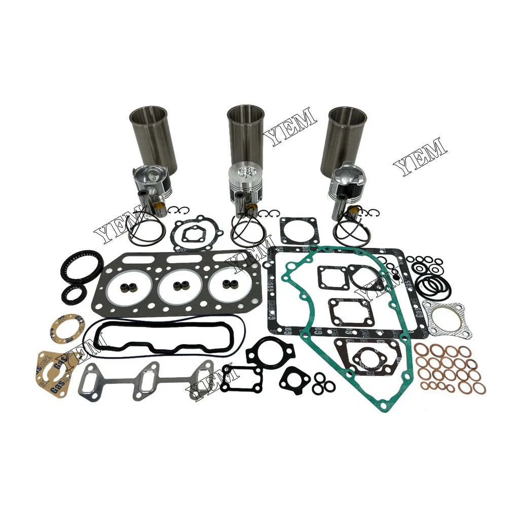 Overhaul Kit With Gasket Set Fit for Yanmar 3T75HLE Engine 3