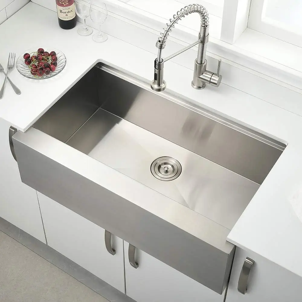  Stainless Steel Drop in Kitchen Sink Drop in Handmade Kitchen Sinks Single Bowl Workstation Farmhouse Kitchen Sink
