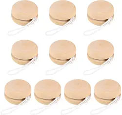 Оптовая продажа без трюков простые небьющиеся Мультяшные животные Монтессори деревянные развивающие игрушки на заказ йо-йо для