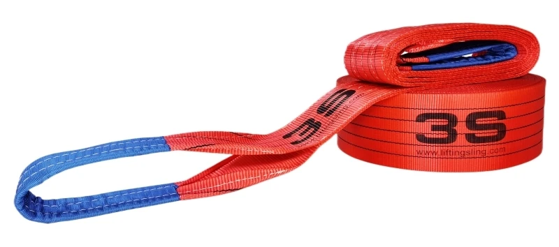 1t ~ 12t Polyester Flat Webbing Sling For Lifting With Tuv Ce Gs ...