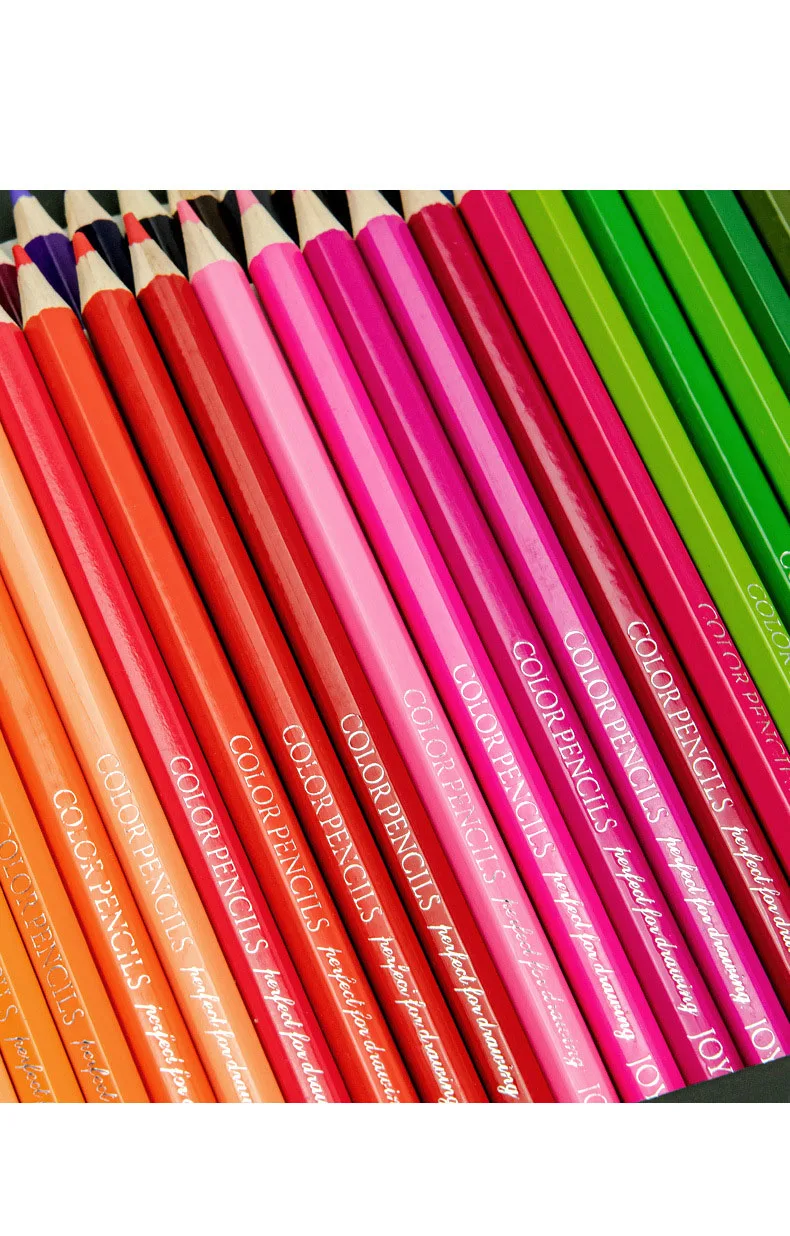 72 color iron box colored pencils oily color lead painting art