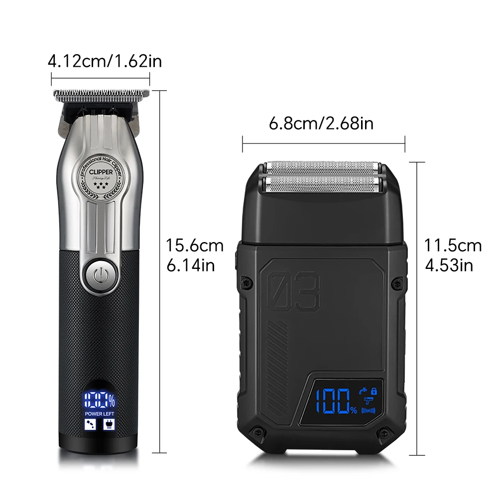 Multifunctional Retro Electric Oil Head Carving Machine USB Hair Salon Special Hair Clipper Electric Shaver Set for RV Use details