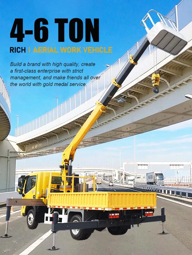 Multi-purpose Construction Crane - 12-16 Ton Truck Crane CE Certified Utility Vehicle 0