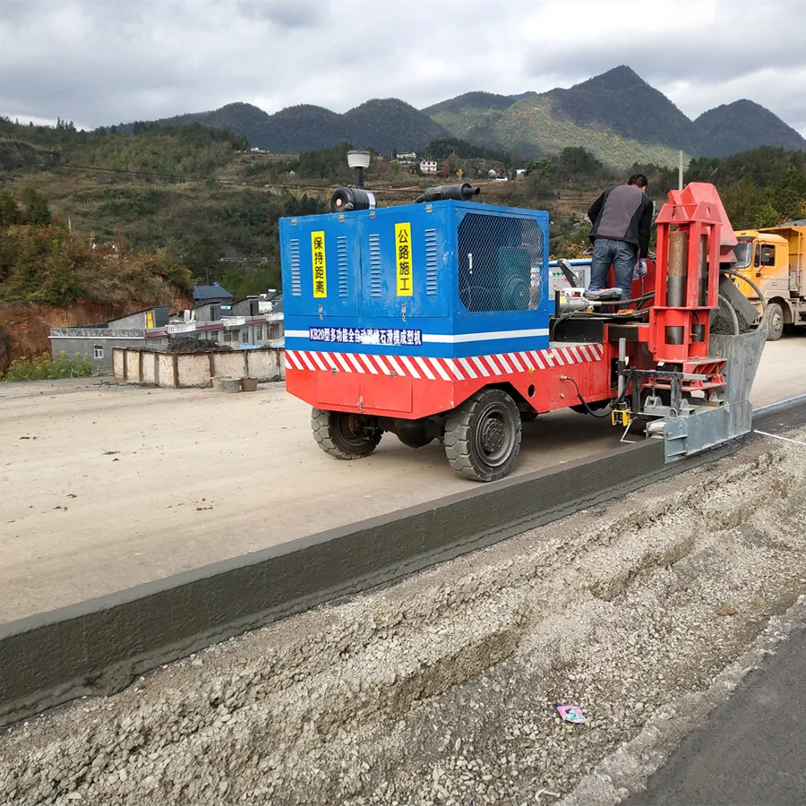 Concrete Paver Machine Concrete Curb Extruder Concrete Curb and Gutter ...