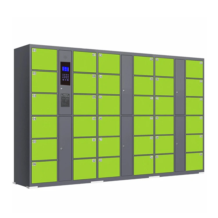 Pop Smart Locker with Face Recognition, Password, and Barcode Access, Integrated Payment Function for Gyms, Malls, Airports