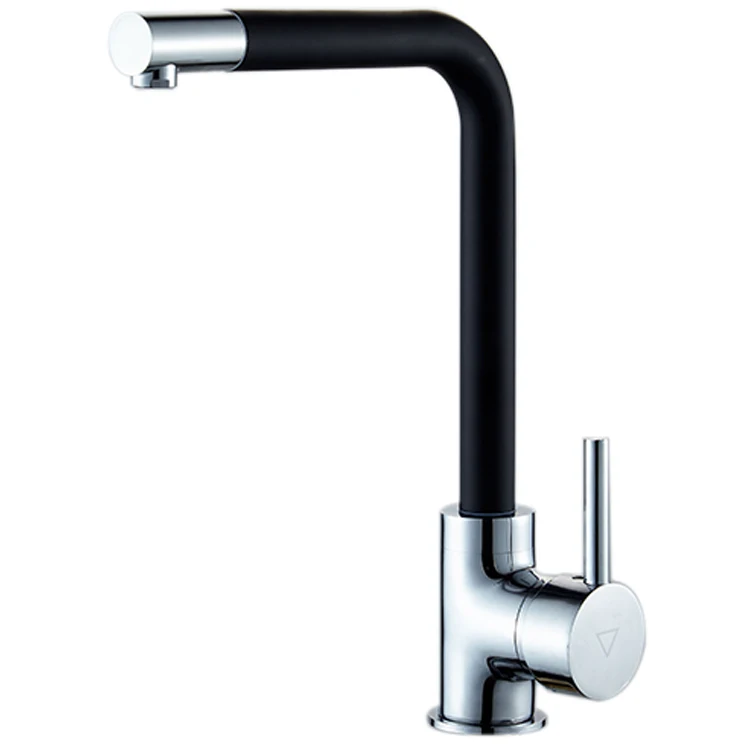 New Design Painting Black Tap Brass Kitchen Faucet With Low Prices