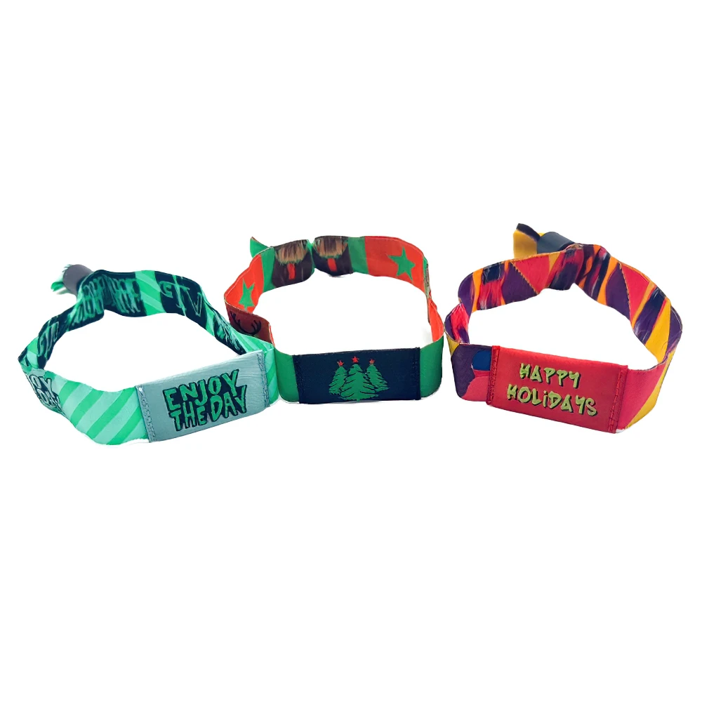 product cheap factory wholesale wristband nfc woven bracelet rfid wristband nfc tag 1356mhz fabric wristbands-2