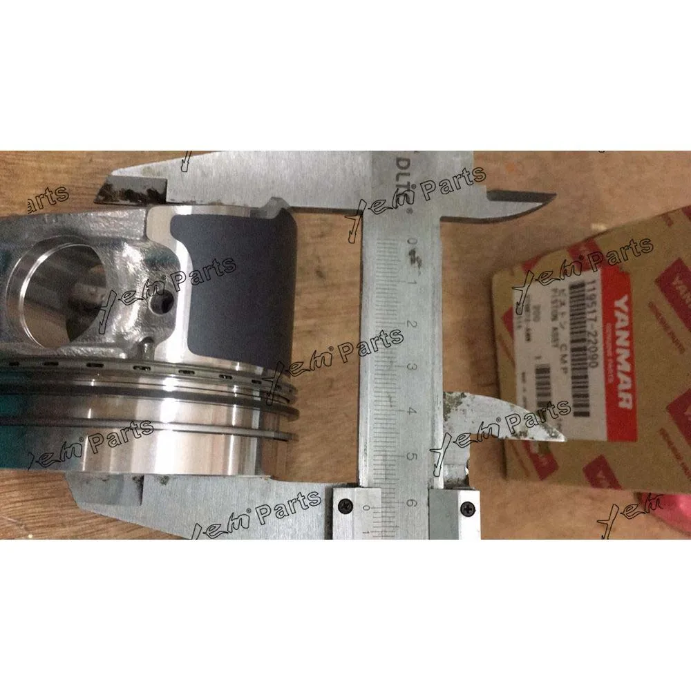 3TNM72 Piston 119517-22090 for Yanmar Diesel Engine Part