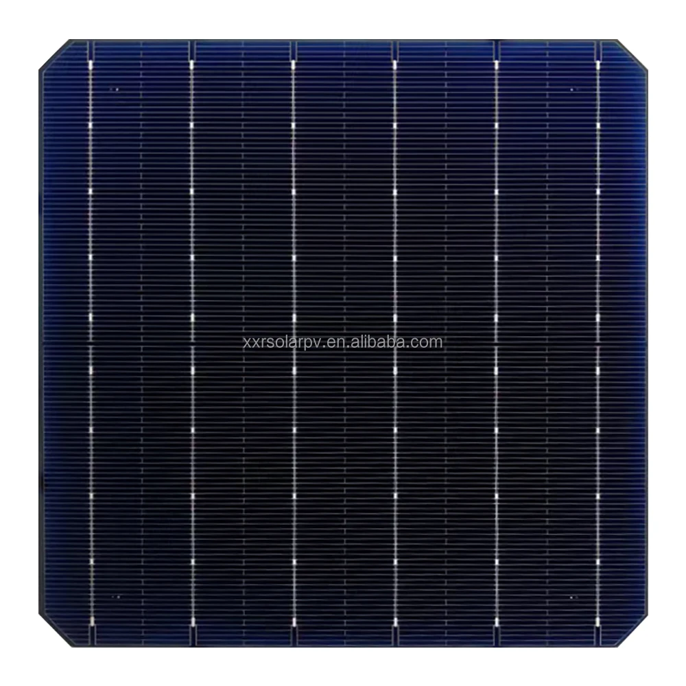 Multi-junction 166x166mm Solar Cell with 6BB & 9BB Bifacial Technology
