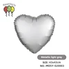 Cuore grigio metallizzato