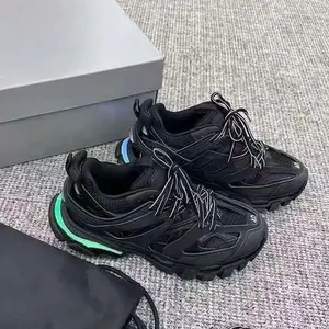 Wholesale LED Series Sports Shoes Track 3.0 Design Retro Style PVC Midsole PU Outsole All Seasons US Market