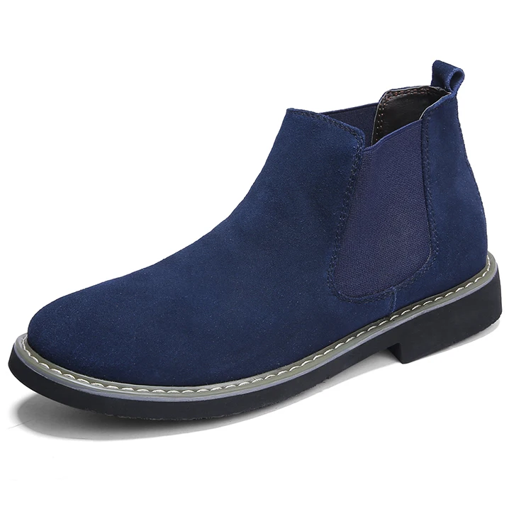 mens casual slip on boots