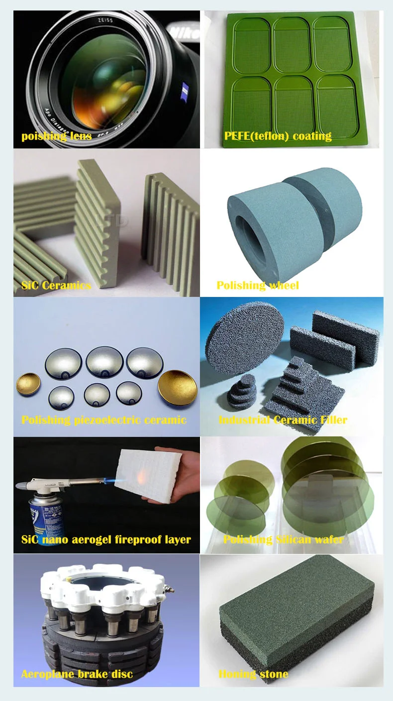 Green Silicon Carbide Powder/99%SIC Green silicon carbide polishing powder