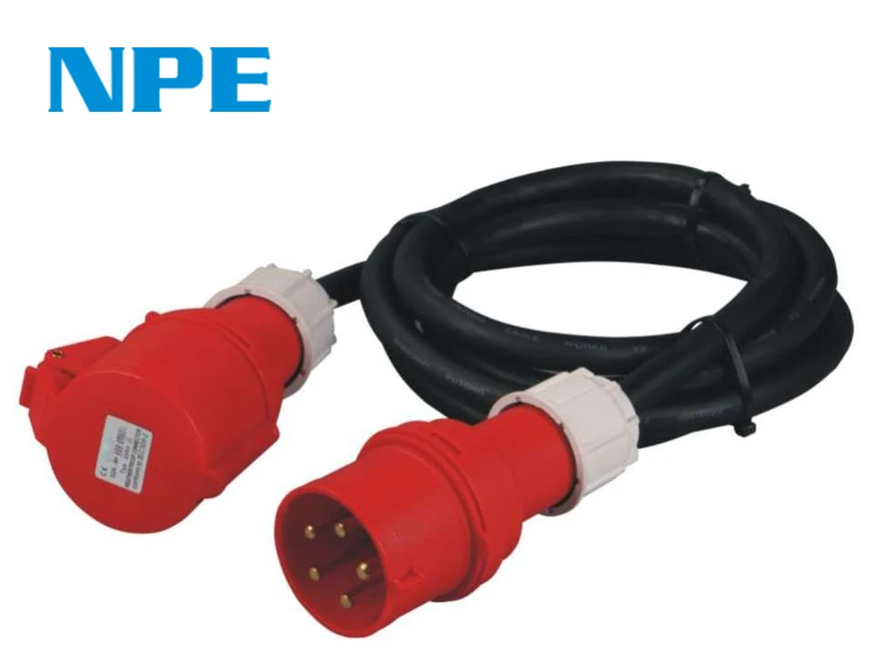 Npe 220v 16a Portable Industrial Plug And Socket Extension Cord Socket