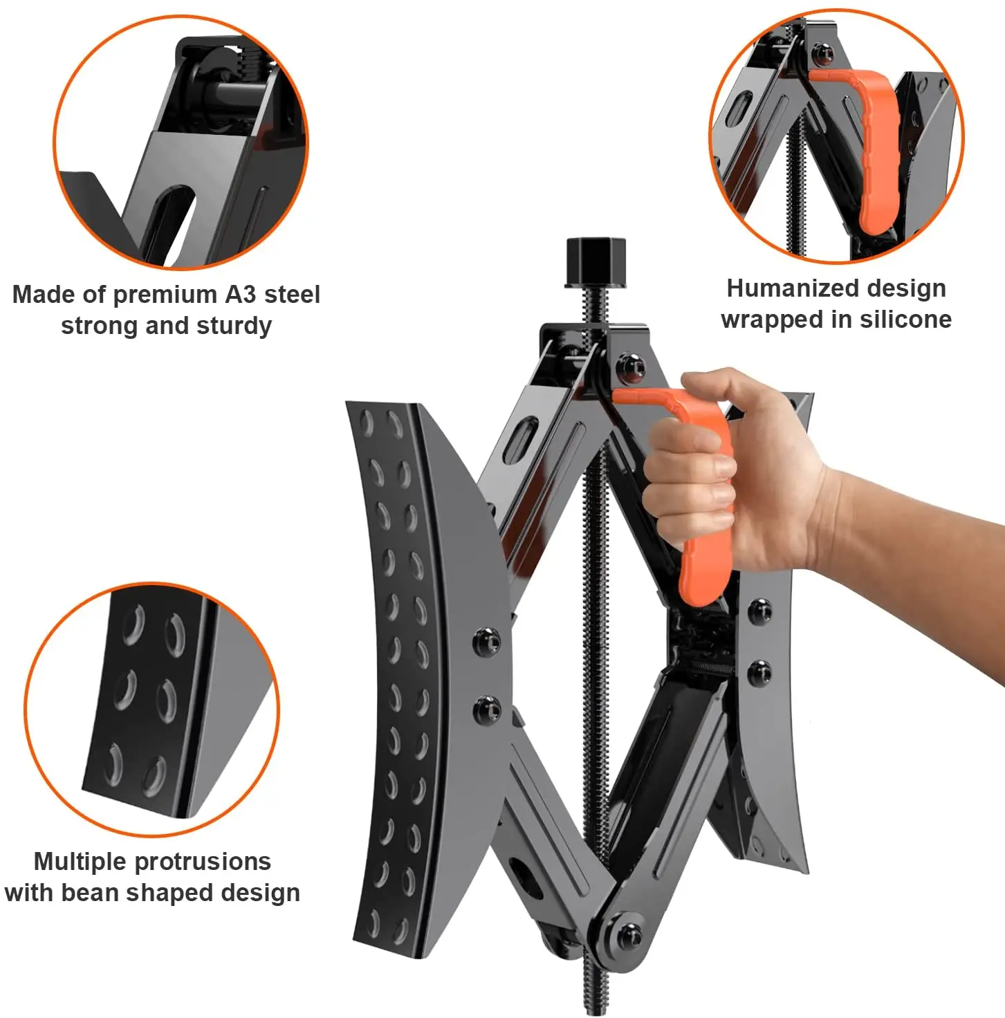Tire Wheel Chock Stabilizers Scissor 2 Sets With Accessories Camper Wheel Stabilizer X Shaped