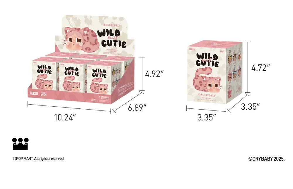 POP MART CRYBABY Wild but Cutie Series - Mystery Boxes