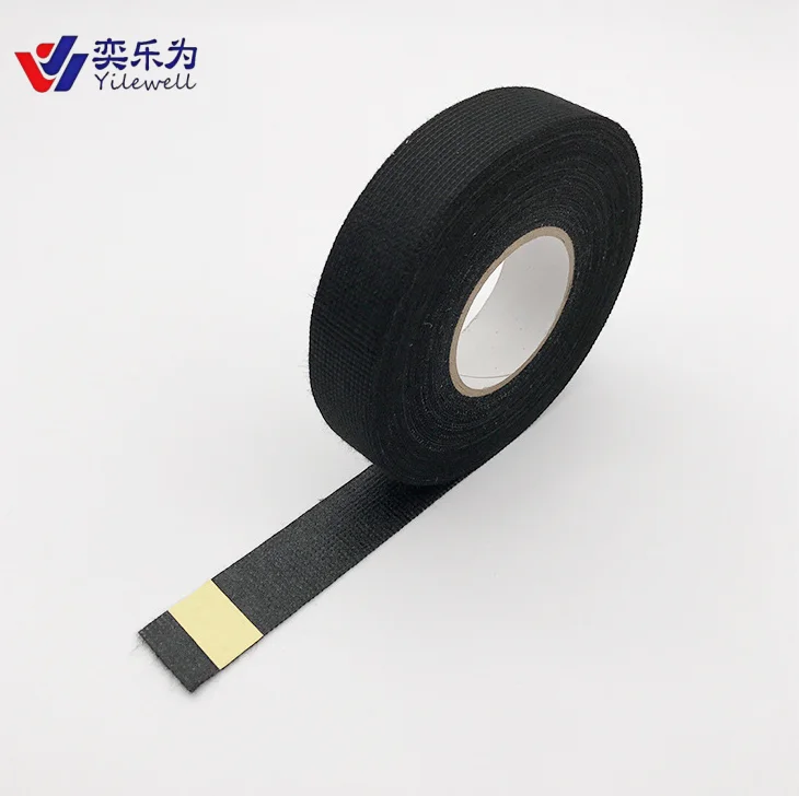 YLW YLW-R001 Single Sided Flannel Adhesive Pressure Sensitive Insulation Tape Heat-Resistant Masking Use