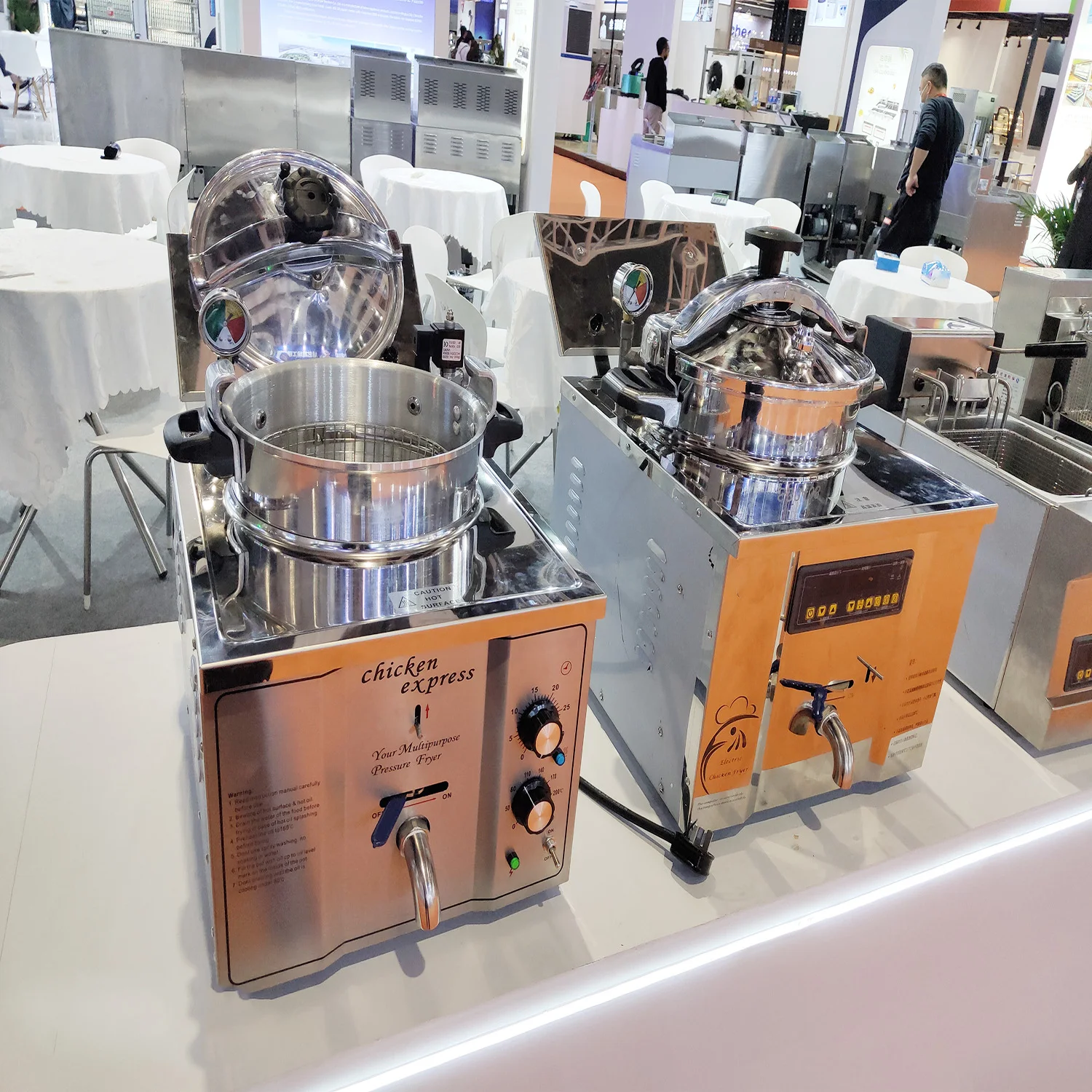 MDXZ-22 Electric Chicken Pressure Fryers - High Efficiency