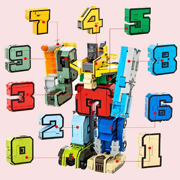 10 Numbers  Robot Toy Preschool Learning Educational Toys