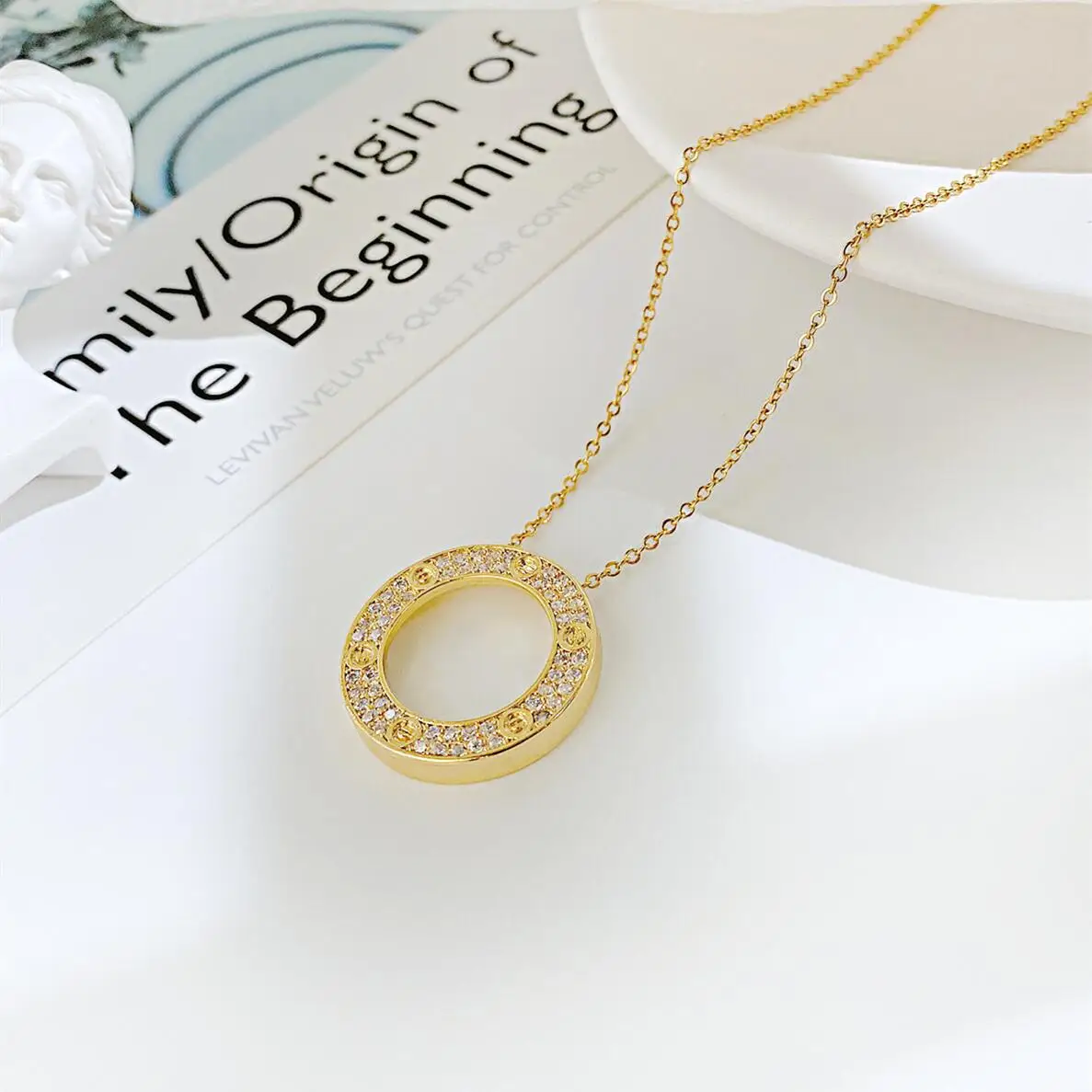 Designer Inspired PVD 18K Gold Plated Stainless Steel Jewelry