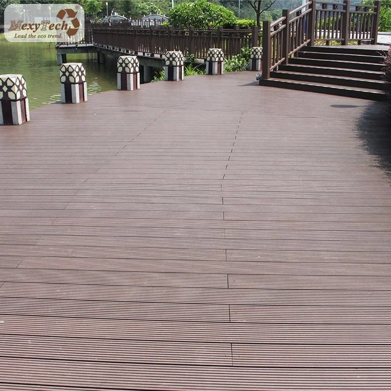 Garden Wpc Hollow Wood Plastic Composite  Floor Decking