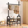 Bangbang clothes hanger-32-tube single bar-60 cm-black