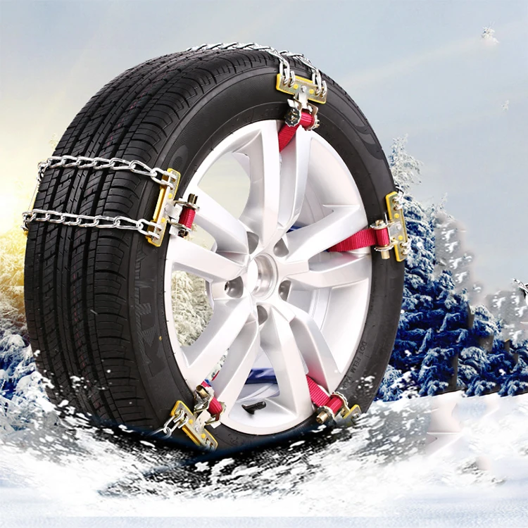 adjustable durable anti-skid snow chains tire