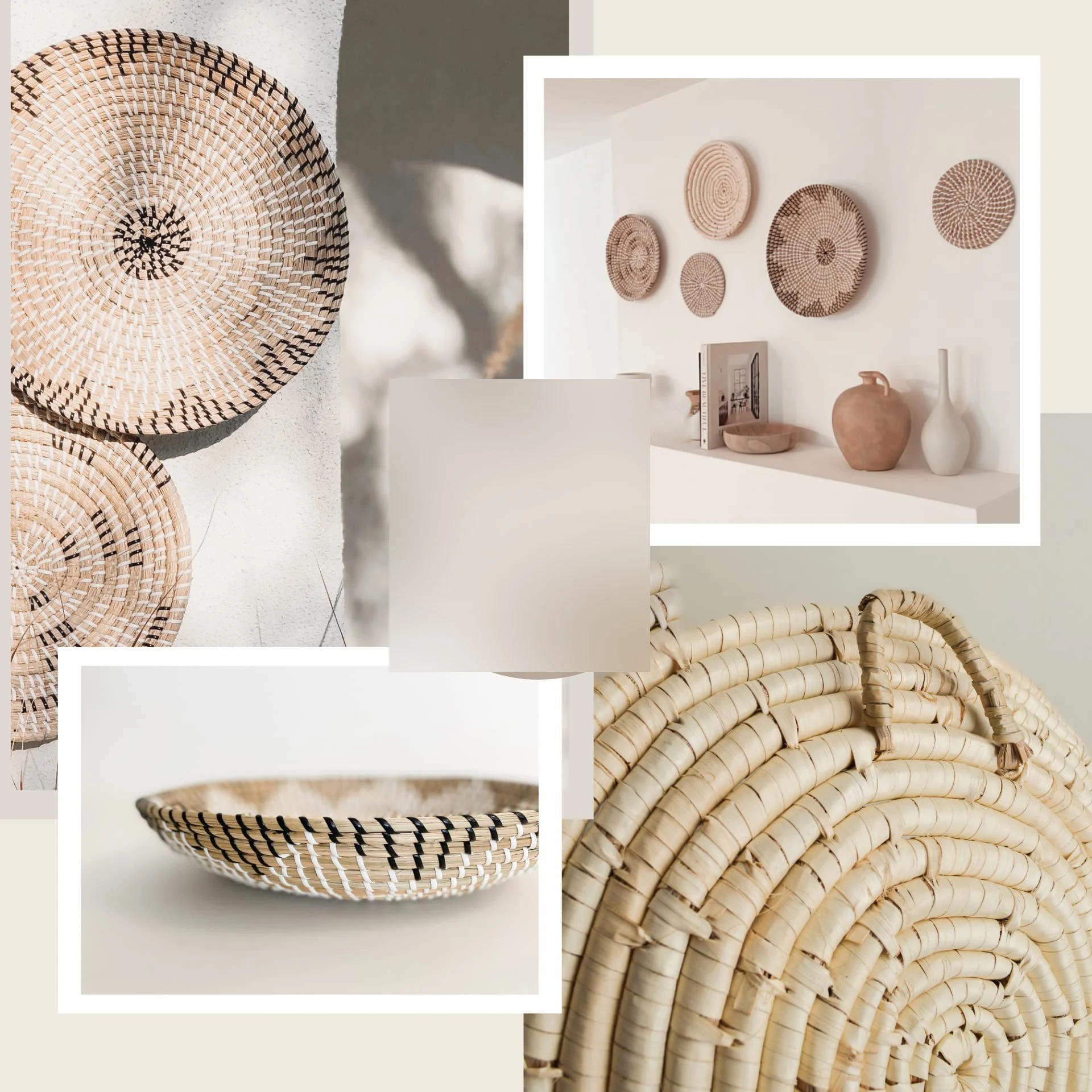 Natural Rattan Wall Decoration Art Rattan Circular Wall Deco Other Wall