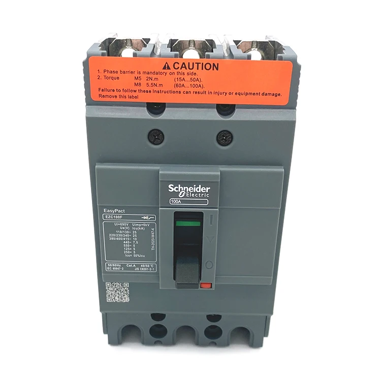 MCCB New Model Merlin Gerin 75A 80A 100A EZC100F Easypact EZC Molded case Circuit Breaker