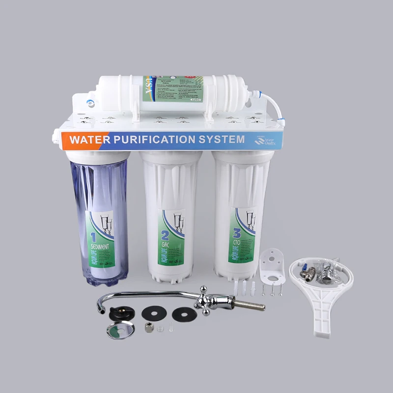 Новое поступление 4-ступенчатый бытовой очиститель воды для домашнего