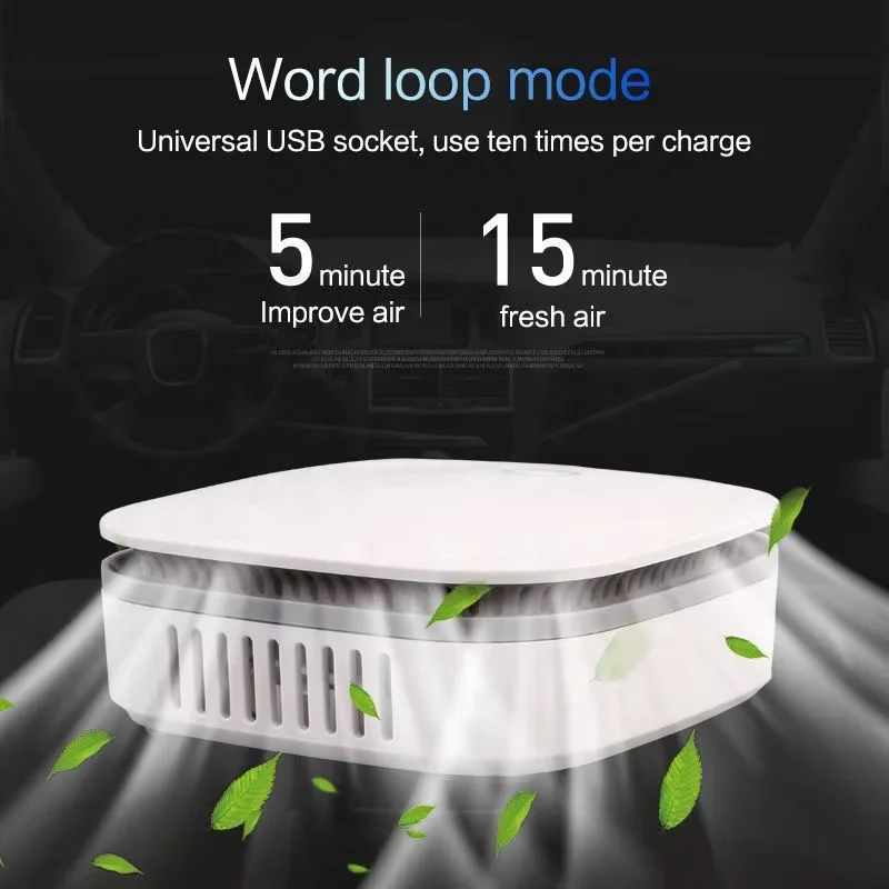 Air Purifier Household Negative Ion Deodorizer for Formaldehyde Ozone Generator for Pets Vehicle air Disinfection Machine 3