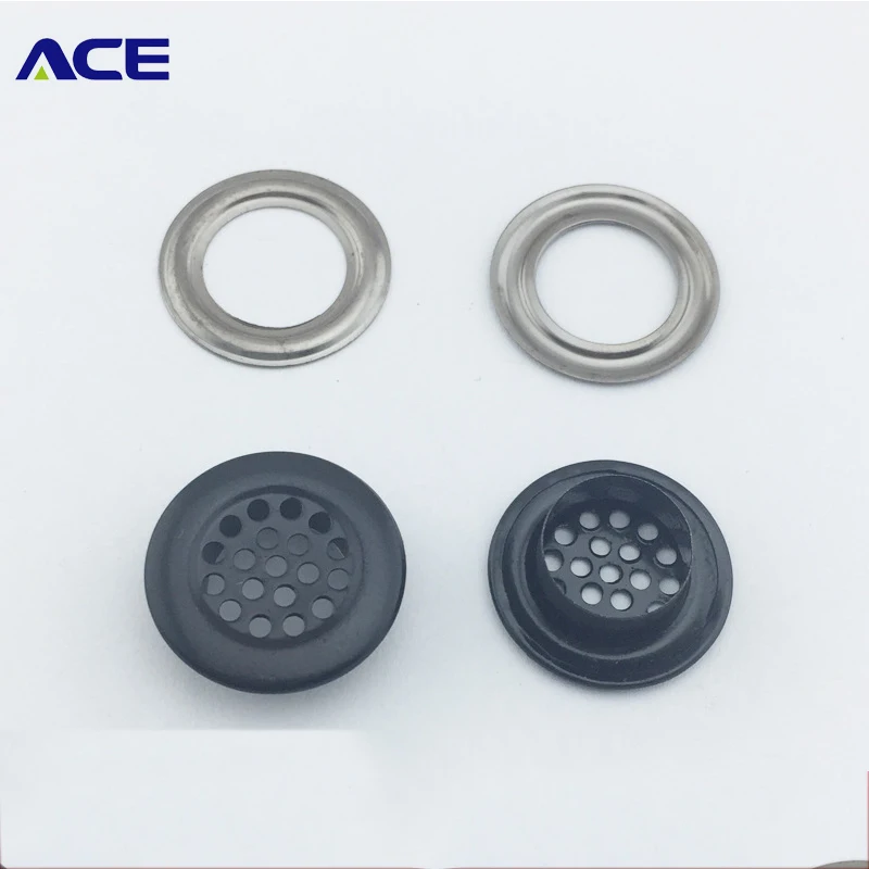 Круглые латунные сетчатые петли для одежды обуви кожи под заказ