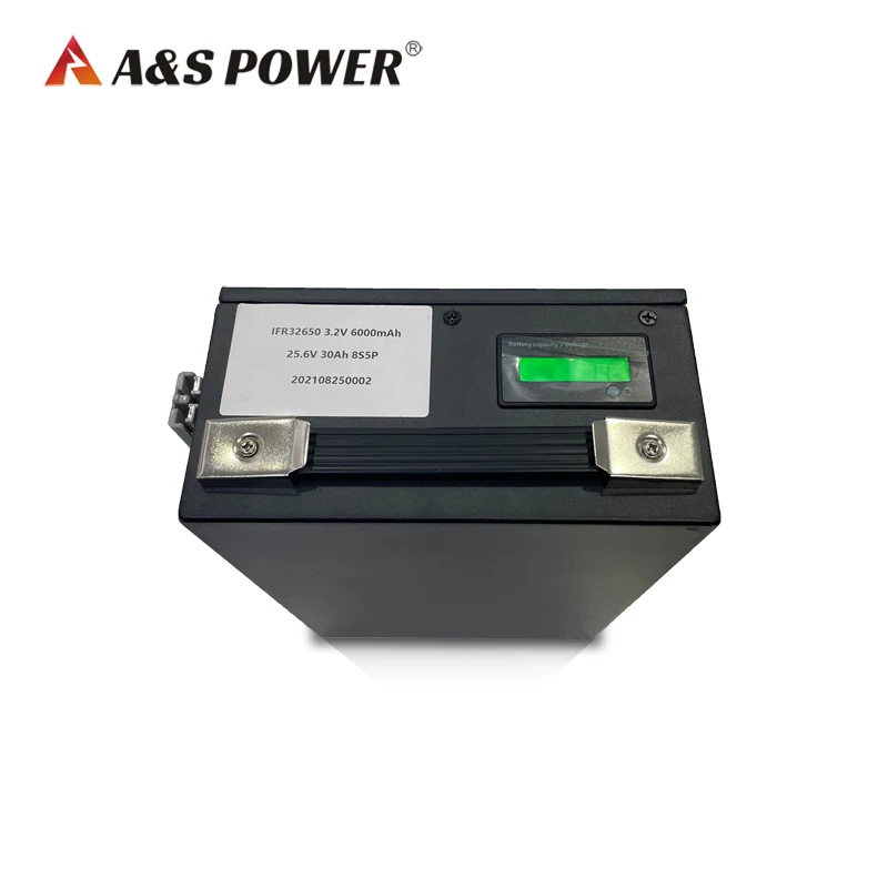 A&S Power 25.6V 30Ah lifepo4 battery pack