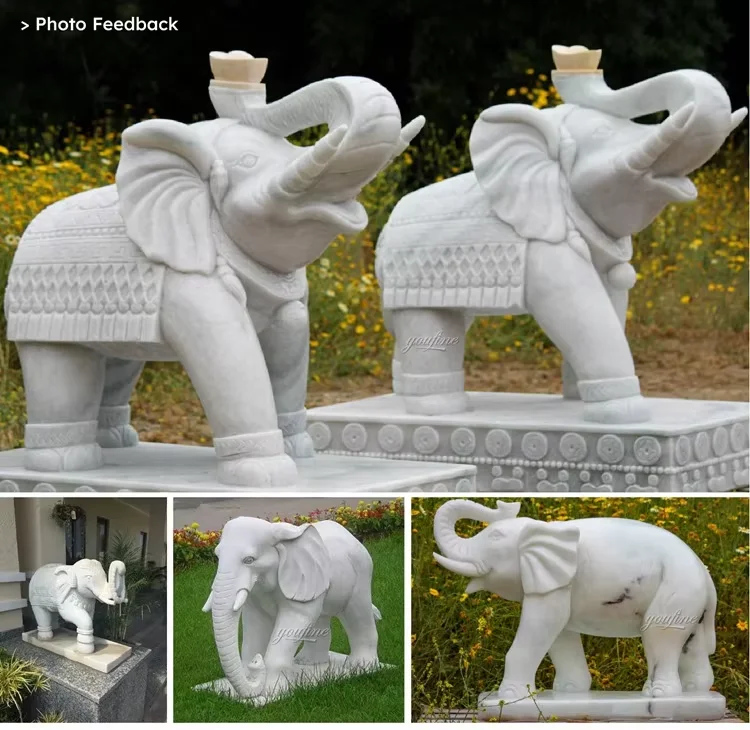 Outdoor Decoration Hand Carving Large Outdoor Stone Garden Lion Sculptures Marble Lion Statues