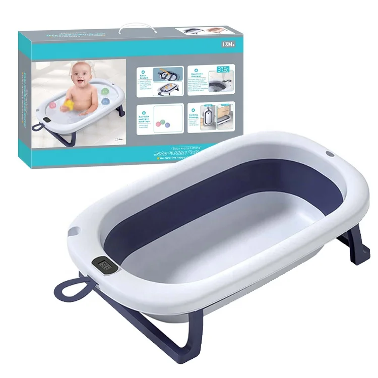 Collapsible Baby Bathtub Portable Toddler Bathtub Foldable - Temu