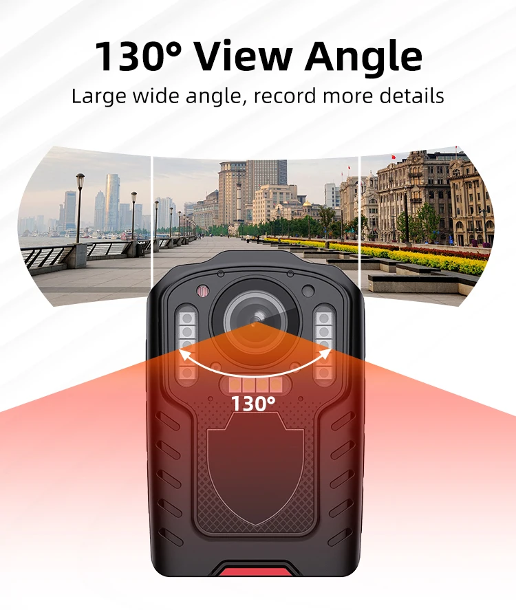 Portable 1080P Body Worn Cameras with Waterproof & IR Vision