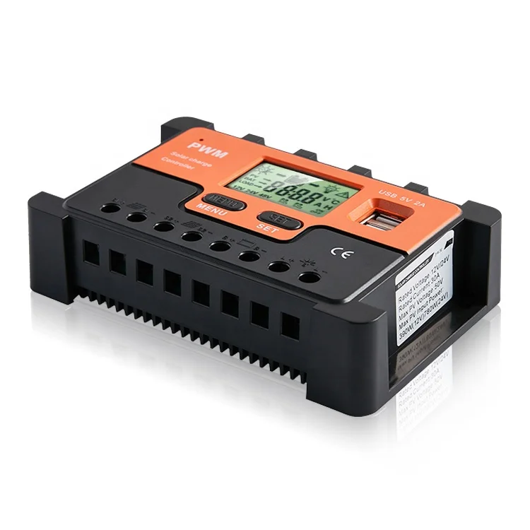 Custom logo Dual Pv Input Smart Energy Regulator Pwm 12v 20a Solar Charge Controller