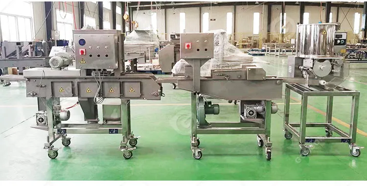 Burger Meat Product Patty Chicken Nugget Maker Production Line Make Form Mould Machine Price